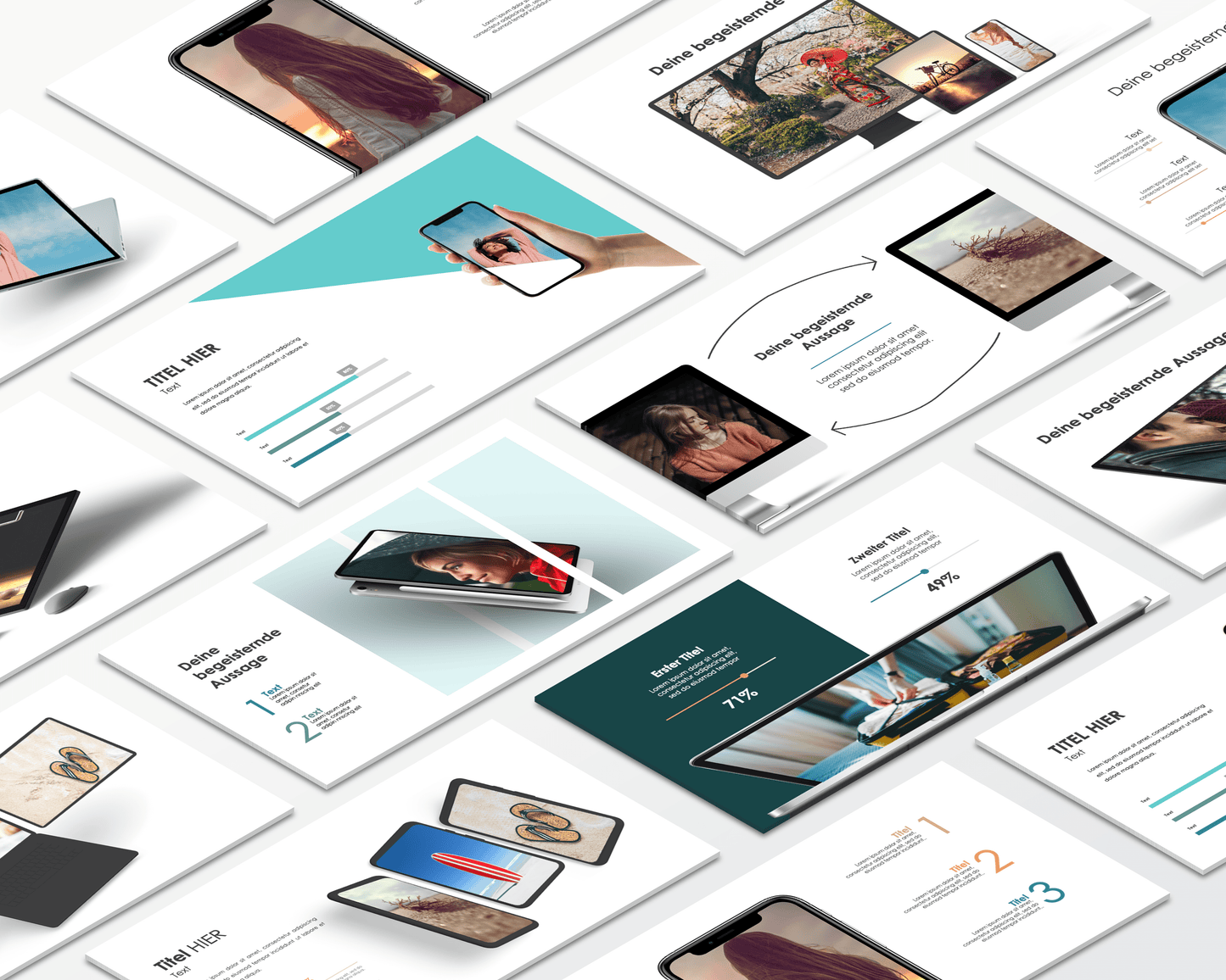 Bildschirm Mockups