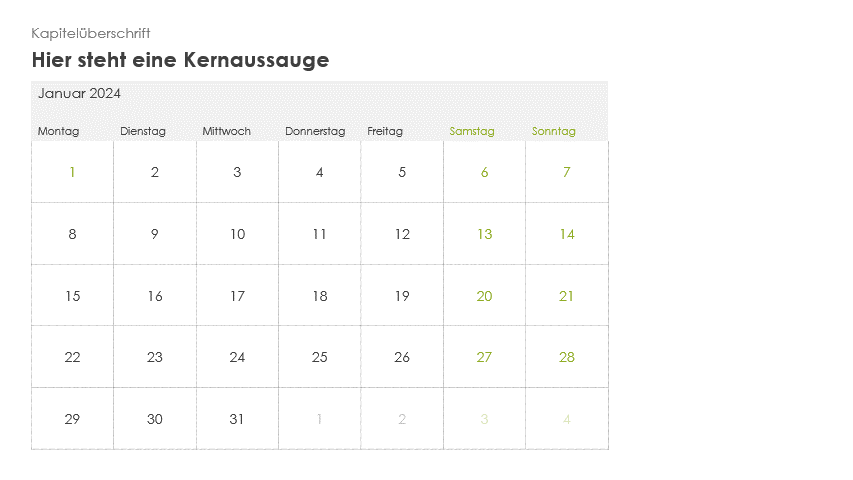Business Kalender 2024