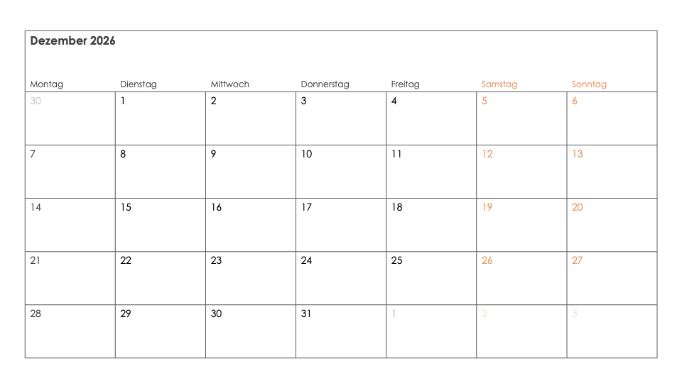 Kalender Toolkit 2026