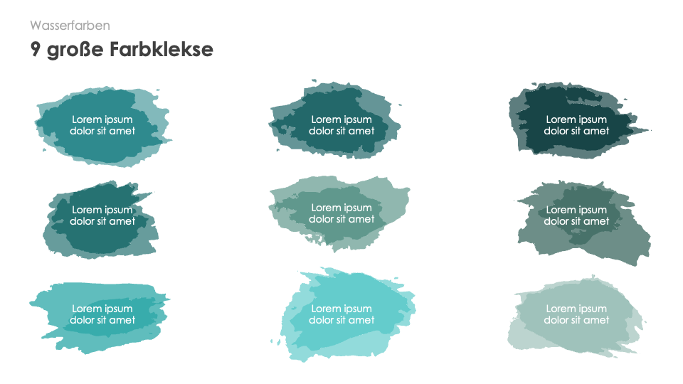 Wasserfarben Bundle