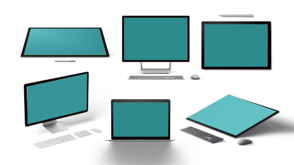 Bildschirm Mockups