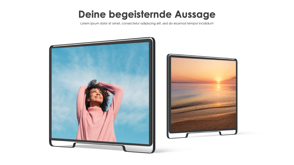 Bildschirm Mockups