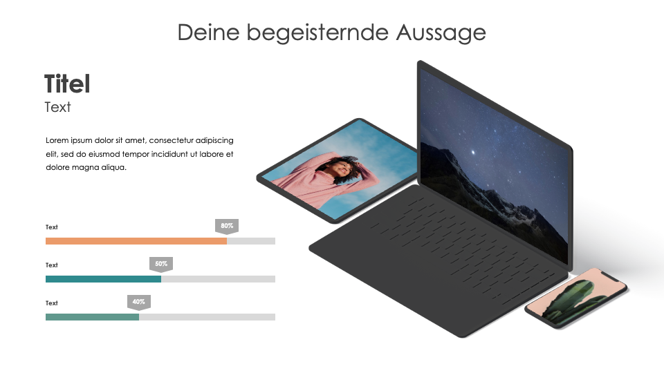 Bildschirm Mockups