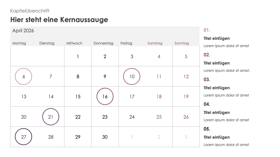 Kalender Toolkit 2026