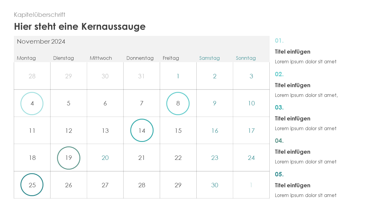 Business Kalender 2024