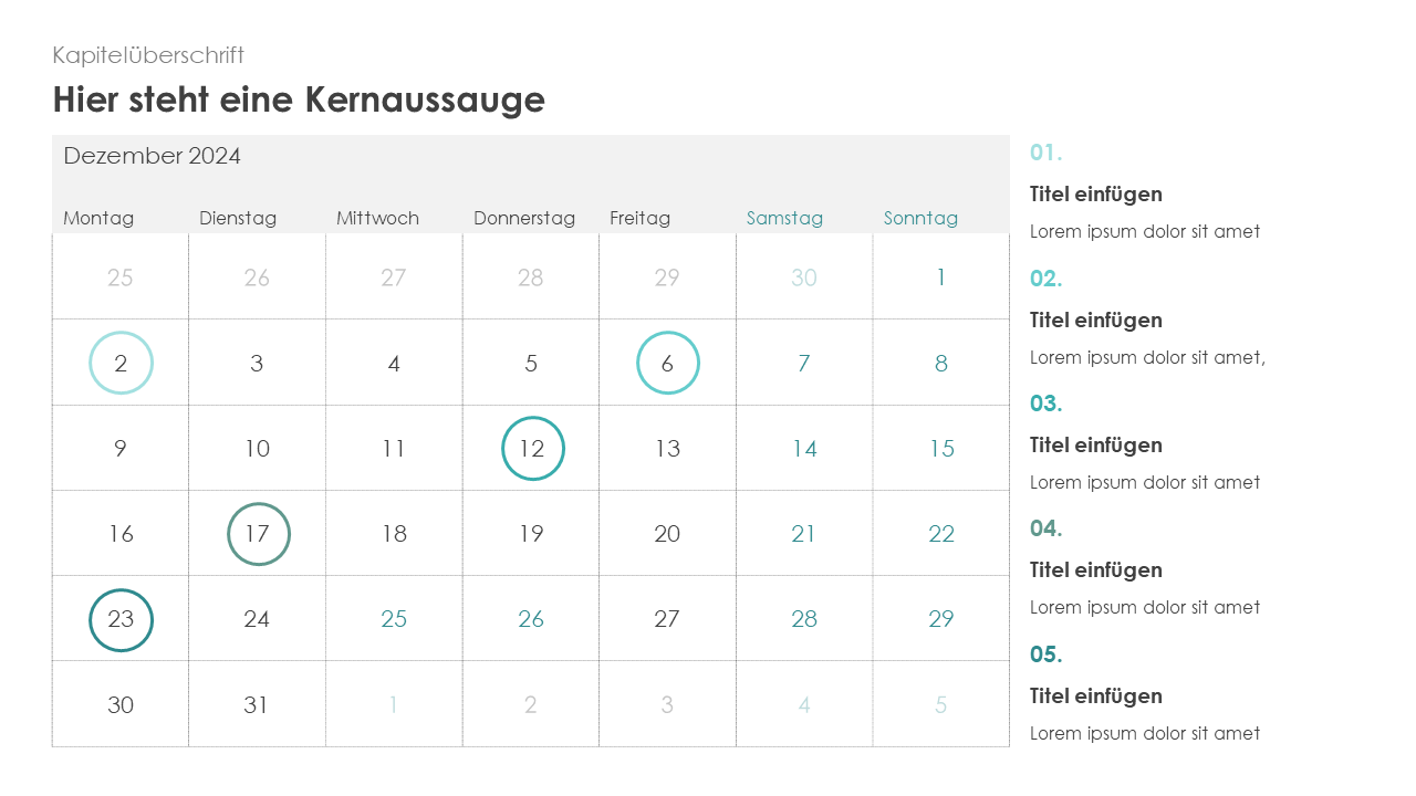 Business Kalender 2024