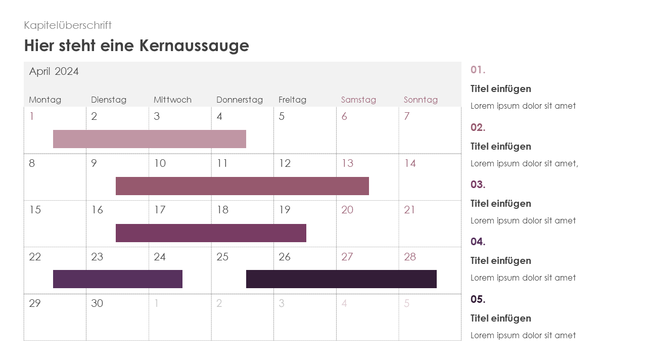 Business Kalender 2024