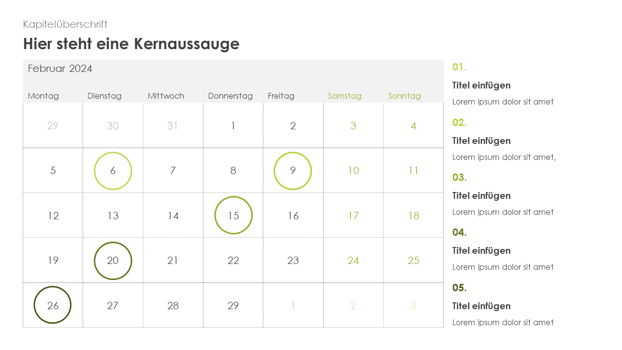 Business Kalender 2024