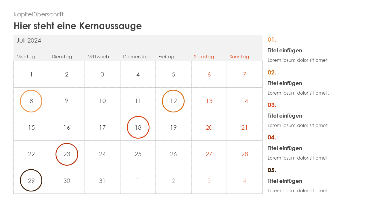 Business Kalender 2024