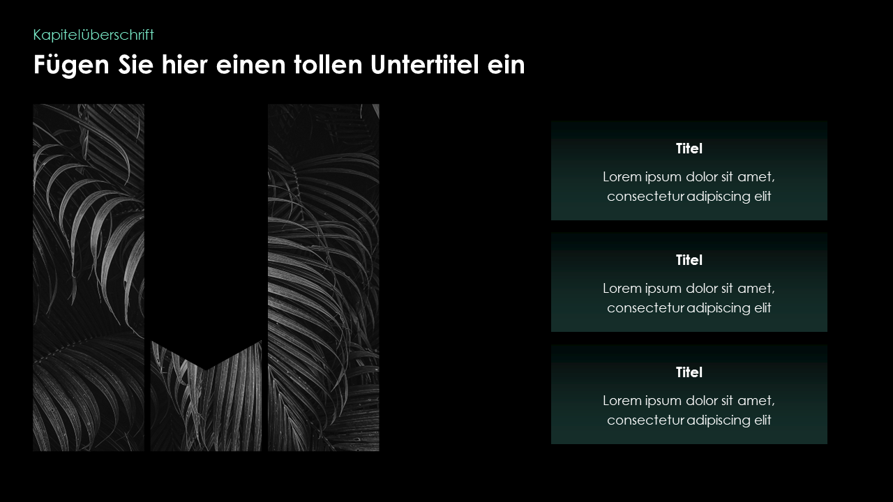 Eleganter Bildplatzhalter im Alphabetstil (A bis Z) - dunkel und hell