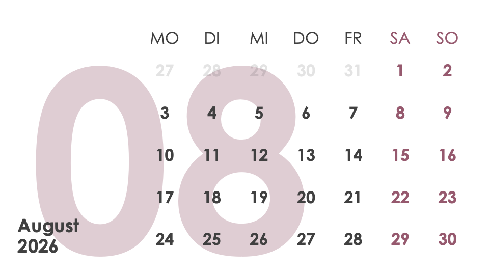 Kalender Toolkit 2026