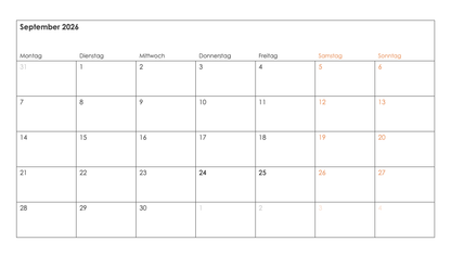 Kalender Toolkit 2026