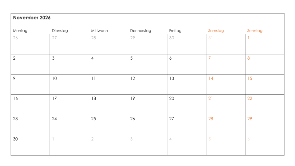 Kalender Toolkit 2026