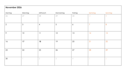 Kalender Toolkit 2026