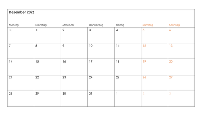 Kalender Toolkit 2026