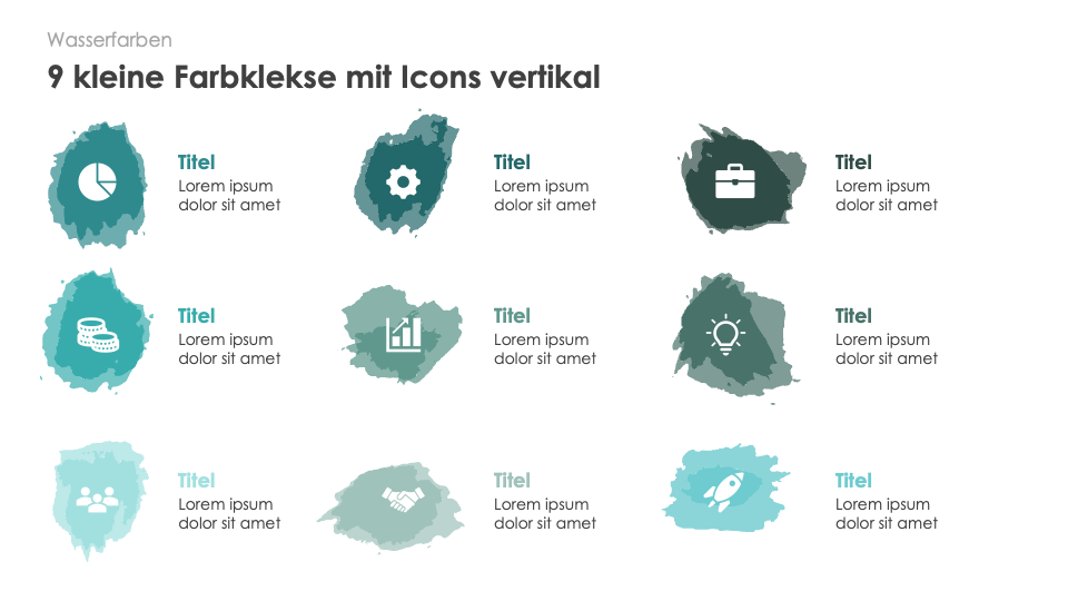 Wasserfarben Bundle