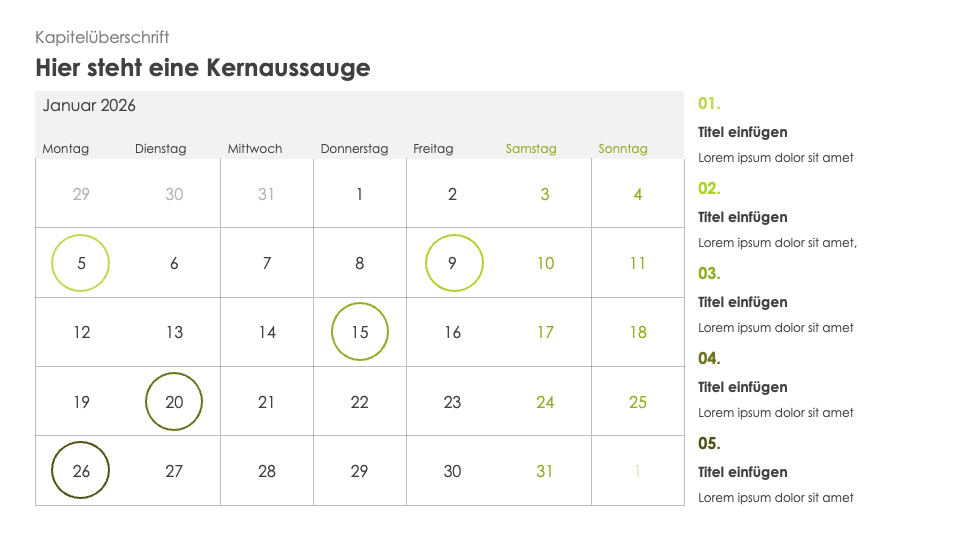 Kalender Toolkit 2026