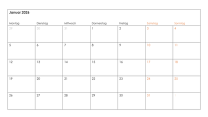 Kalender Toolkit 2026