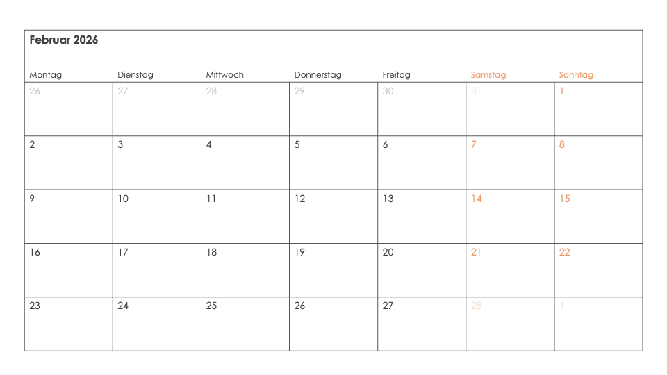 Kalender Toolkit 2026