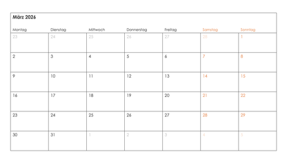 Kalender Toolkit 2026