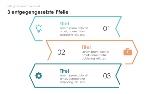 Entgegengesetzte Pfeile