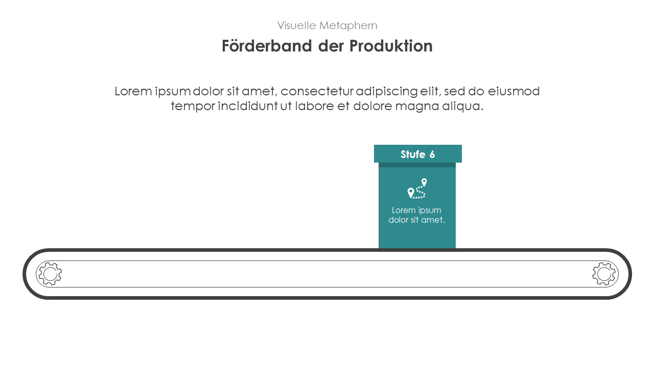 Förderband der Produktion