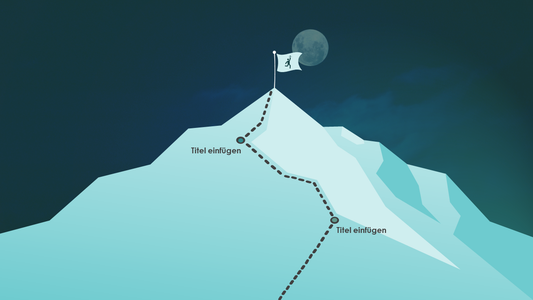 Berggipfel zum Erfolg
