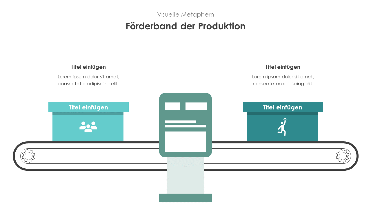 Förderband der Produktion