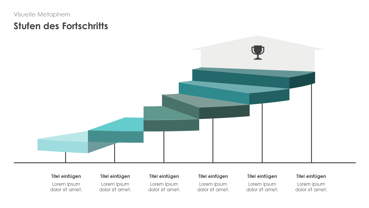 Stufen des Fortschritts