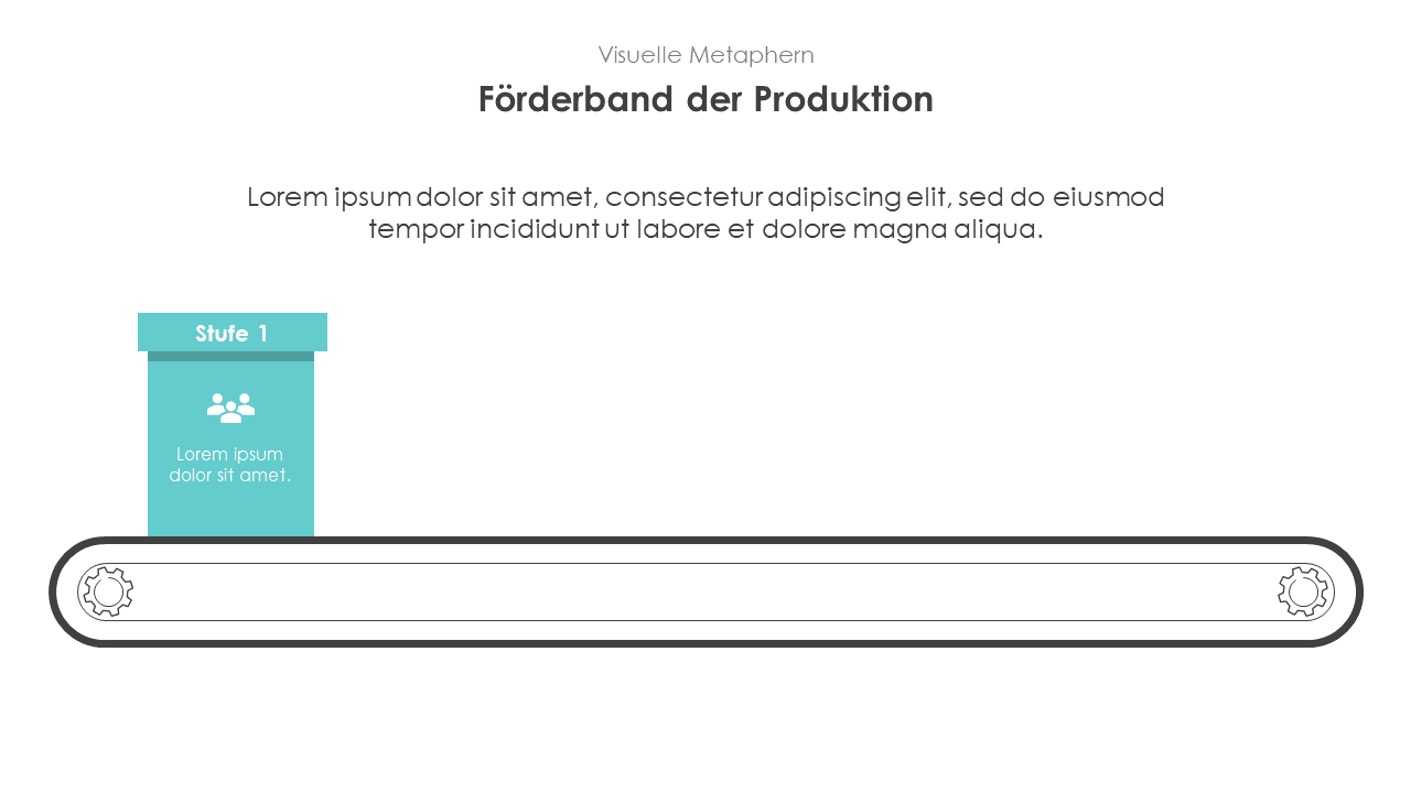 Förderband der Produktion