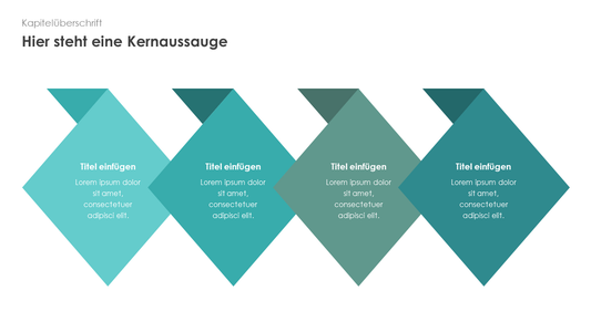 4 Optionen Infografik