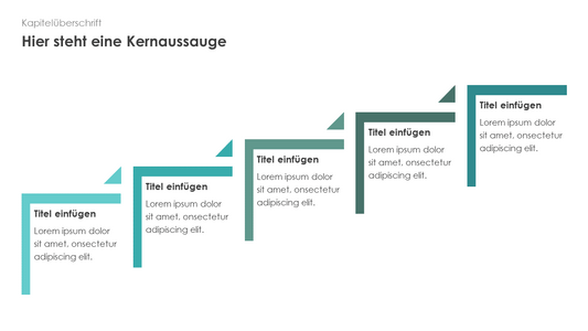 Infografik - 5 Schritte