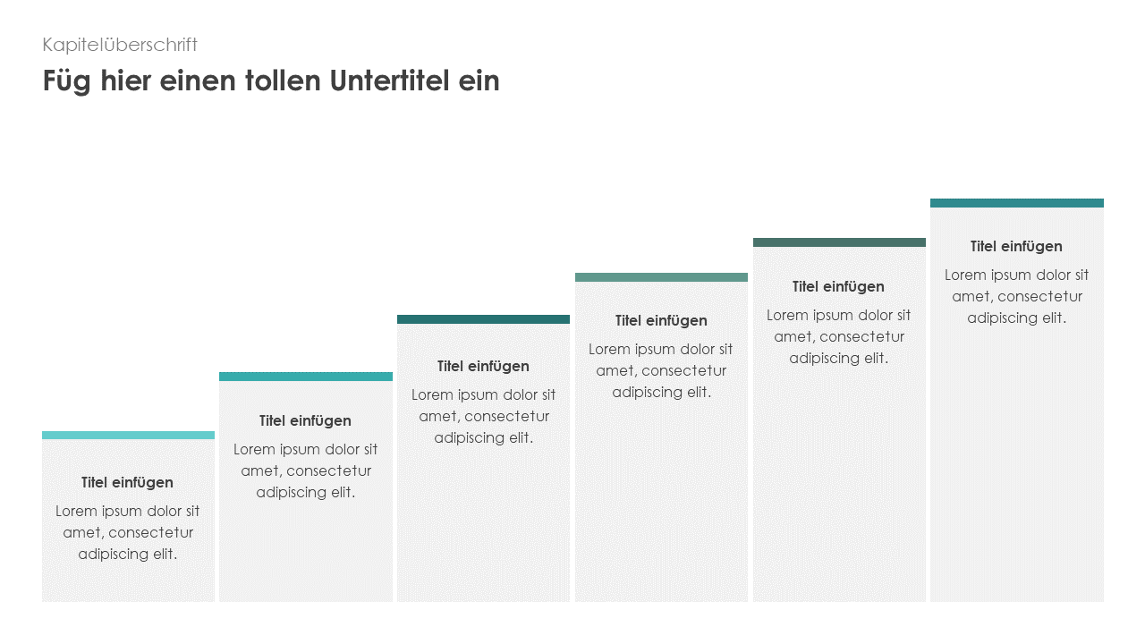 Infografik mit Schritten