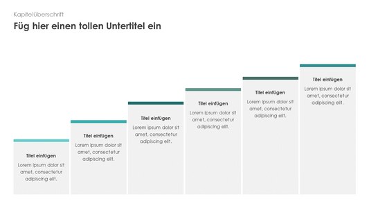 Infografik mit Schritten