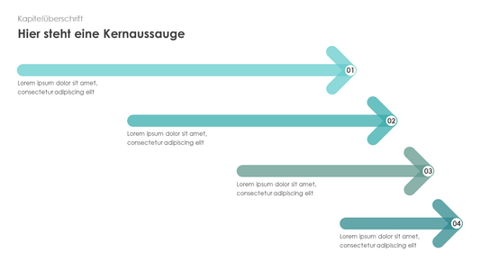 Pfeile Infografik