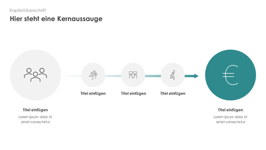 Infografik - Erfolgsweg mit Icons