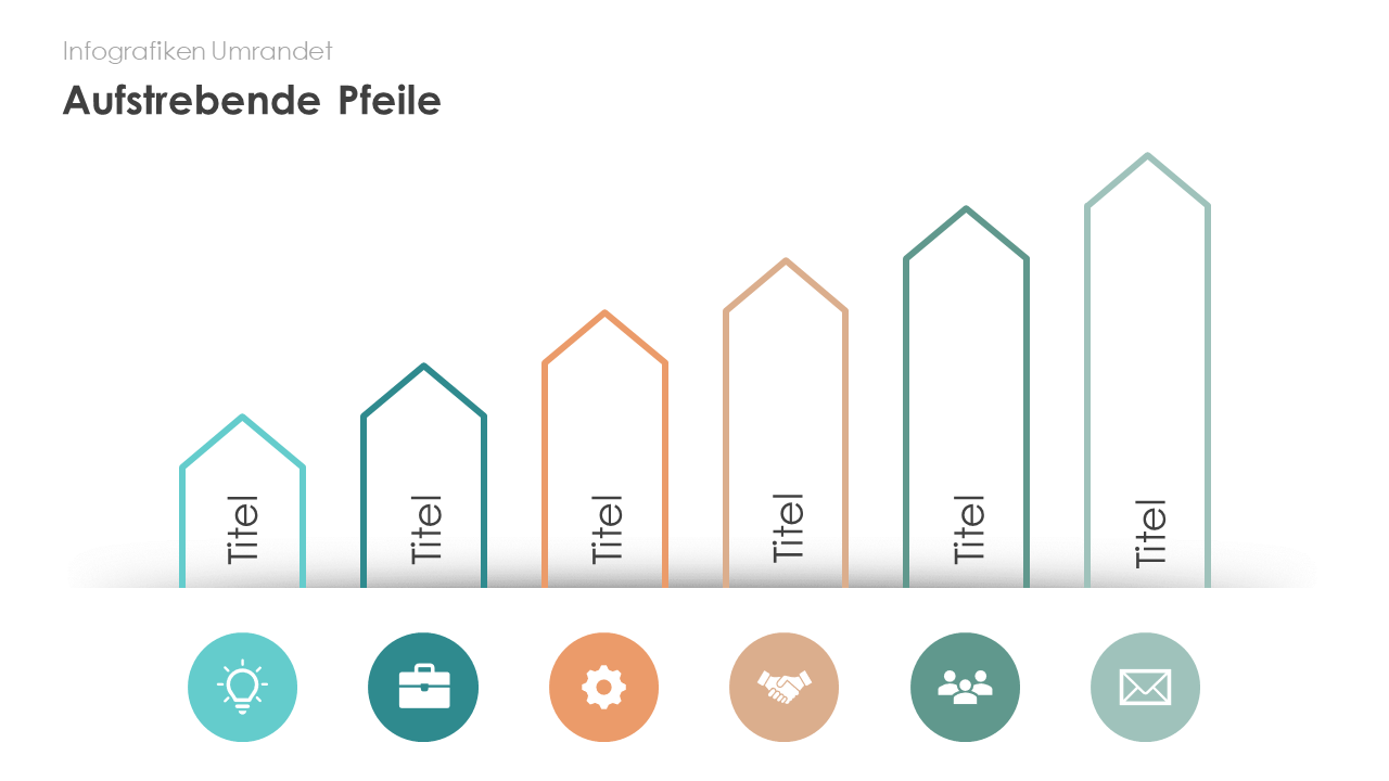 Aufstrebende Pfeile