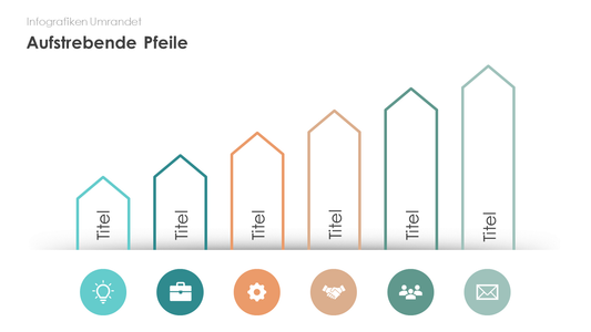 Aufstrebende Pfeile