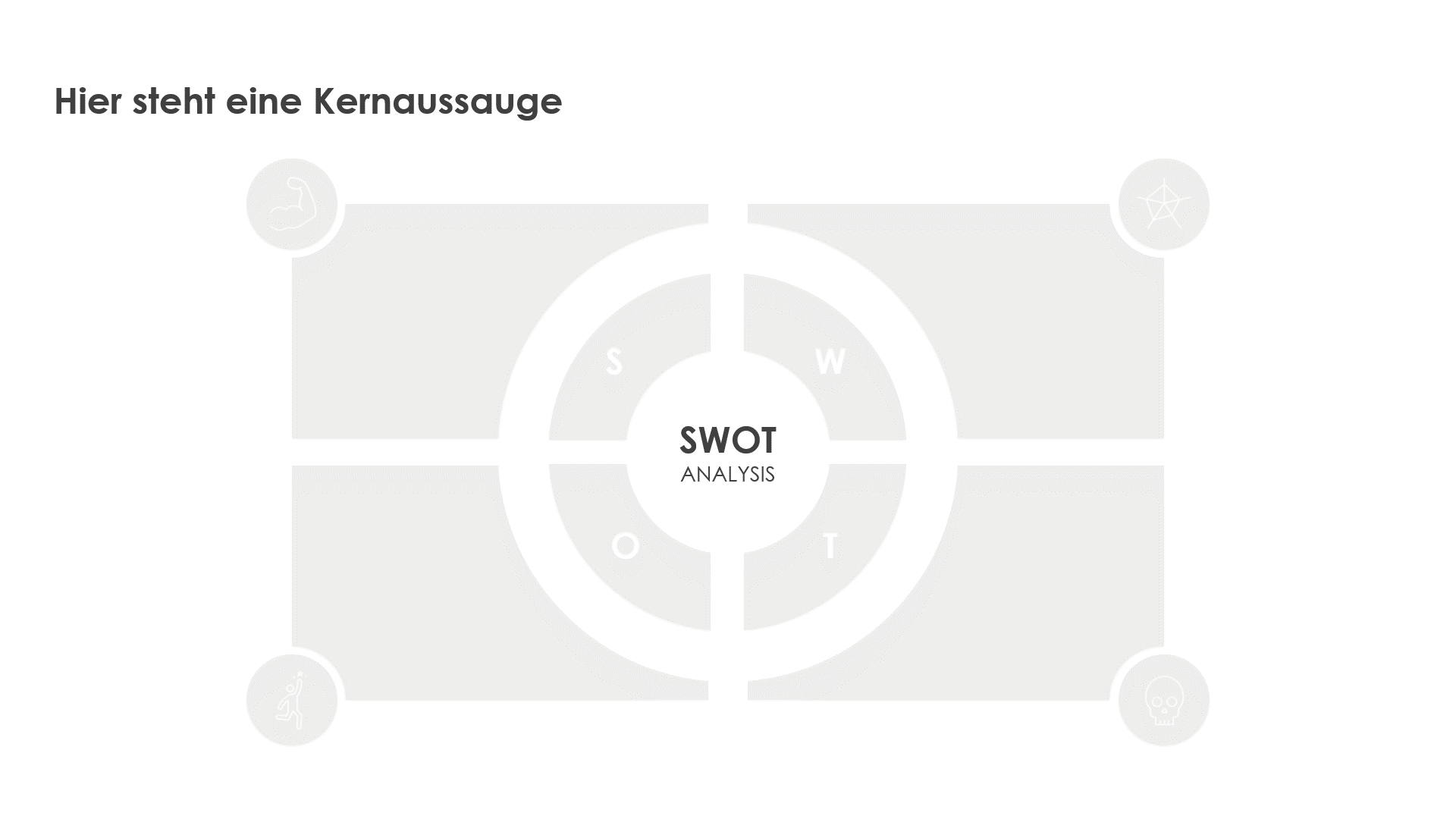 Morphed Infografik SWOT-Analyse