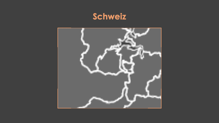 Schweiz Karte-dunkel