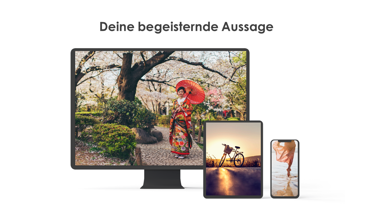 3 Bildschirme Mockup